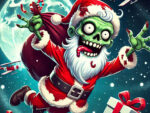 Flappy Zombie Moș Crăciun Joc