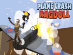 Simulator de accidente de avion Ragdoll