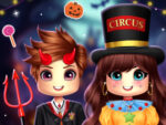 Petrecere de Halloween cu costume pe Roblox