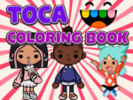 Carte de colorat Toca Life
